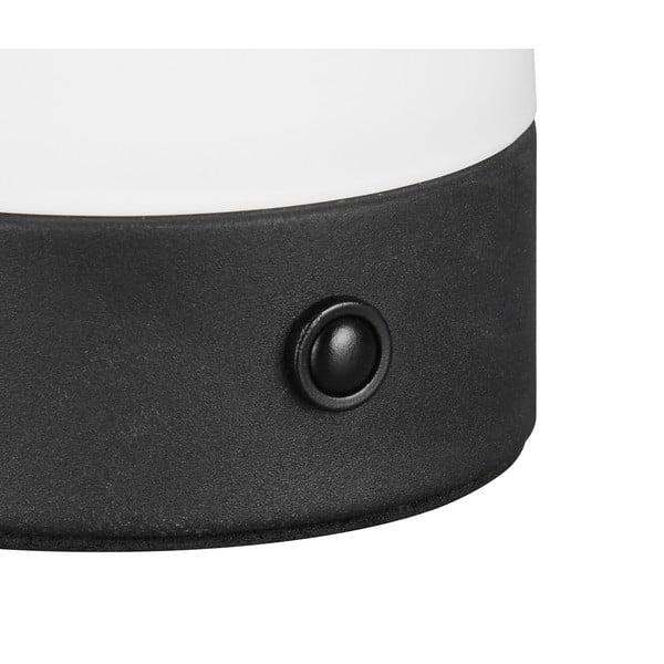 Matně bílá LED stolní lampa se skleněným stínidlem (výška 18 cm) Dooley – Trio-image-2