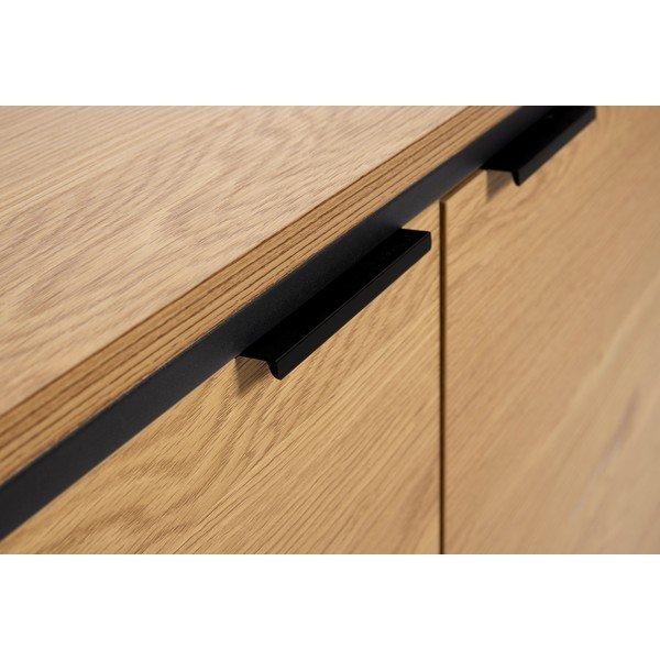 Komoda v dekoru dubu v přírodní barvě 104,5x80x45 cm Cesura – Unique Furniture-image-4