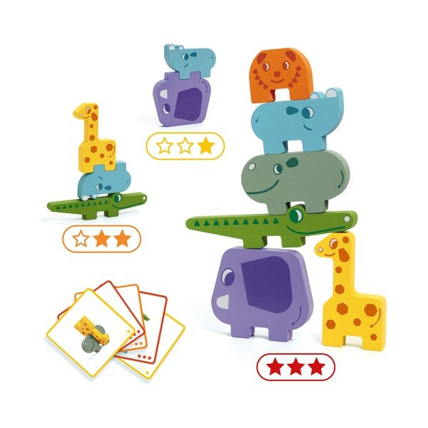 Dětské dřevěné puzzle ve tvaru zvířátek Djeco Puzzle-image-2
