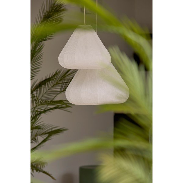 Krémové závěsné svítidlo s papírovým stínidlem ø 10 cm Sarella – Light & Living-image-1