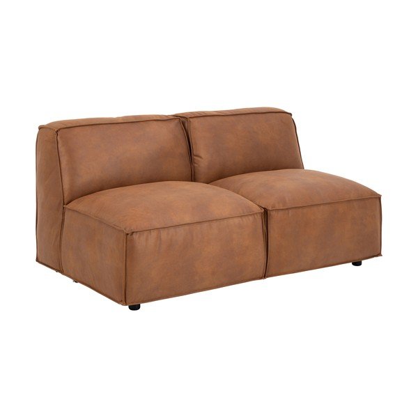 Koňakově hnědý modul pohovky (středový díl) – Bonami Selection-image-1