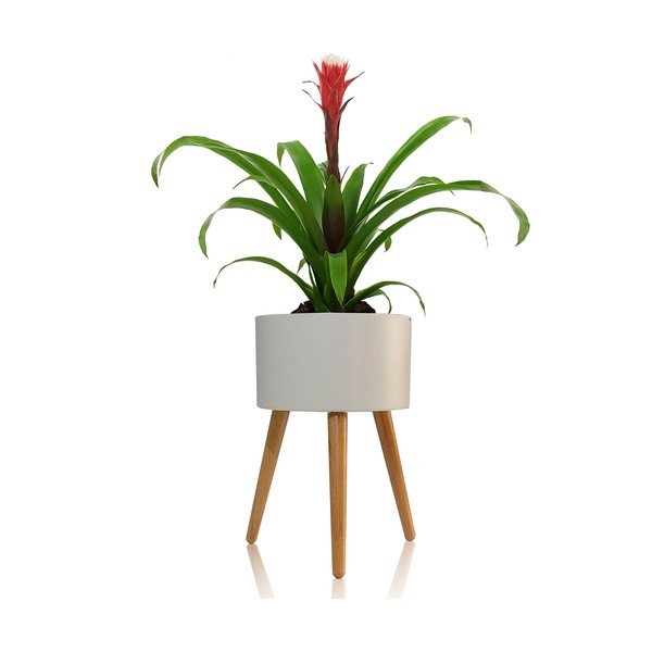 Bílý samozavlažovací květináč Tomasucci Calla, ø 33 cm-image-2