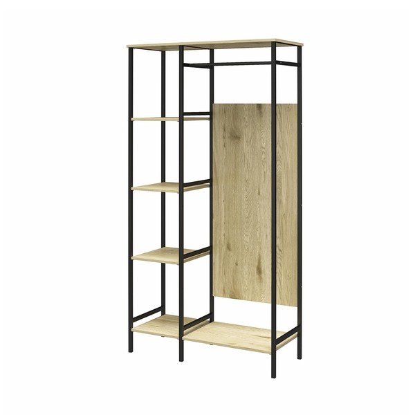 Šatní skříň v dekoru dubu 95x180 cm Modine - Støraa-image-3