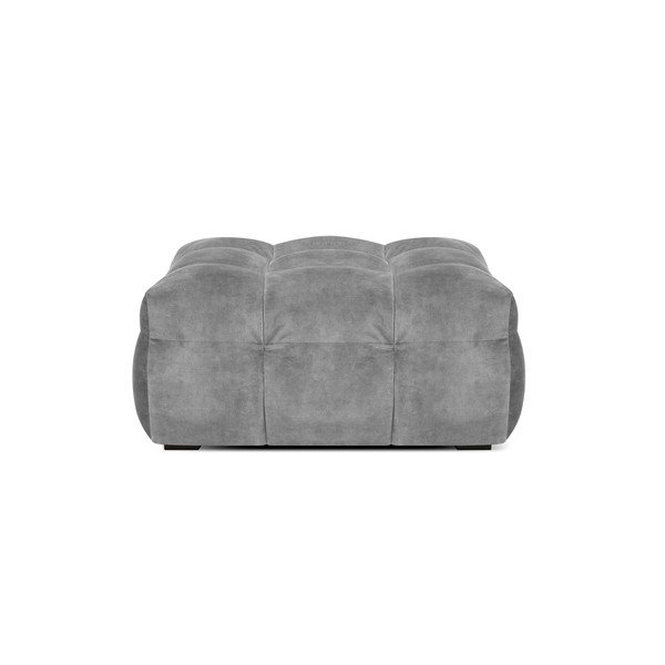 Šedý sametový puf Windsor & Co Sofas Vesta-image-3