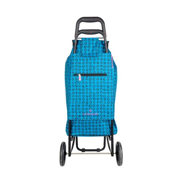 Modrá nákupní taška na kolečkách Lulucastagnette Ridey, 37 l-image-1