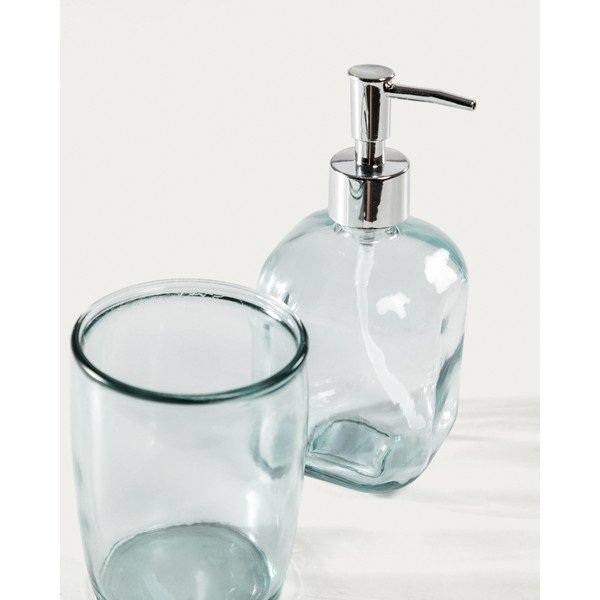Skleněný dávkovač mýdla Trella – Kave Home-image-2