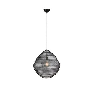 Černé závěsné svítidlo s kovovým stínidlem ø 50 cm Tazza – Markslöjd