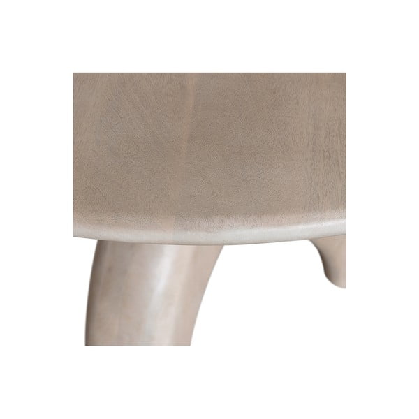 Kulatý jídelní stůl z mangového dřeva ø 120 cm Smooth – BePureHome-image-3