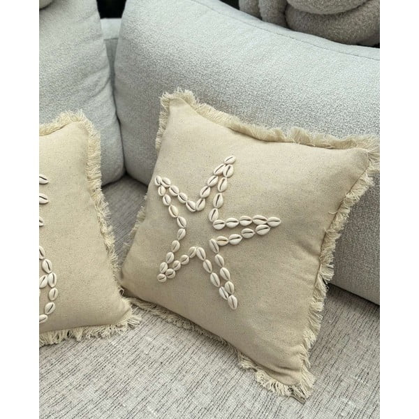 Bavlněný povlak na polštář 43x43 cm Seashells – Mioli Decor-image-4