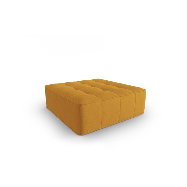 Žlutý taburet Mike – Micadoni Home-image-2