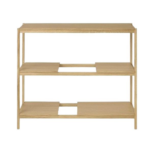 Regál v dekoru dubu v přírodní barvě 105x92x40 cm Sukoya – Blomus