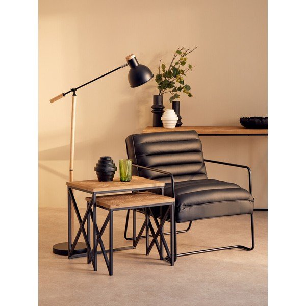 Odkládací stolky v sadě 2 ks z jedlového dřeva 38x51 cm Kickford – Premier Housewares-image-3