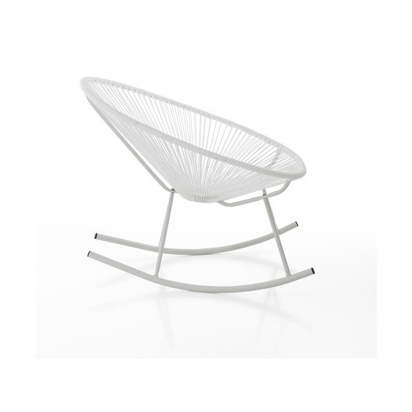 Bílé houpací křeslo vhodné do exteriéru Tomasucci Numana-image-1