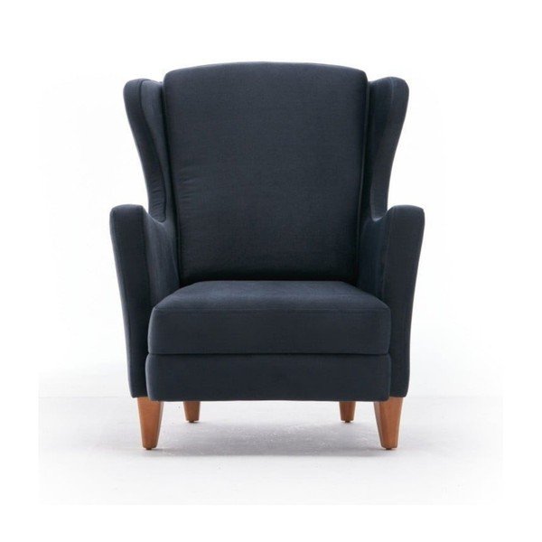 Tmavě šedé křeslo ušák Lola Brejer – Artie