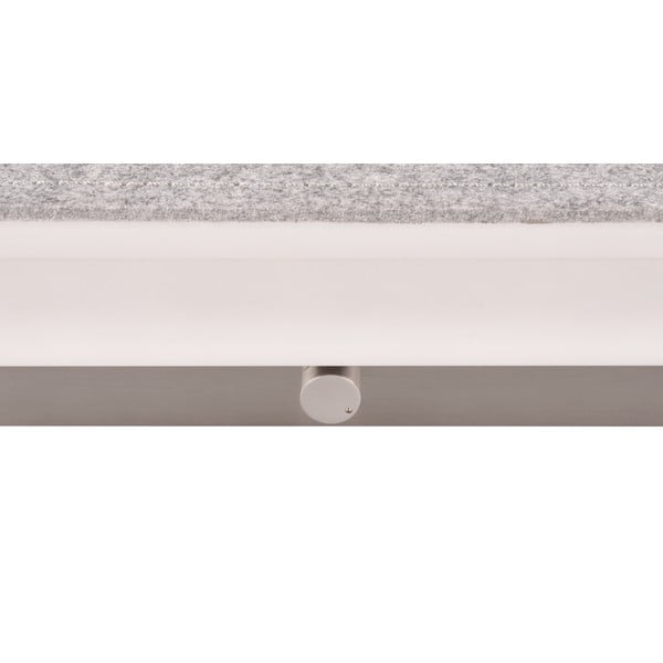 Šedé LED nástěnné svítidlo s hlasovým ovládáním/s ovládáním pomocí mobilní aplikace Cicara – CINQUE-image-1