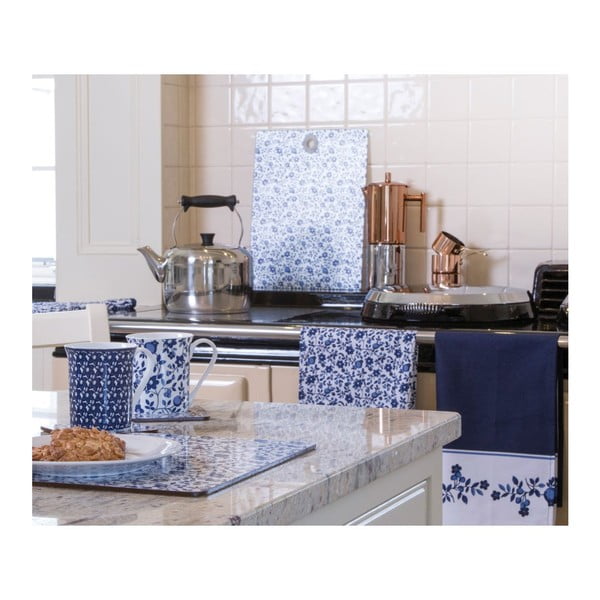Prkénko z tvrzeného skla Kitchen Craft Floral Pattern, 24 cm-image-1
