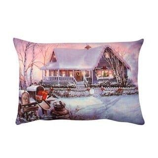 Polštář Violet Christmas, 33 x 48 cm