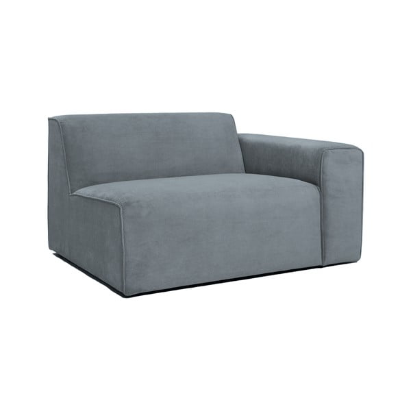 Šedý manšestrový modul pohovky (pravý roh) Sting – Scandic-image-1