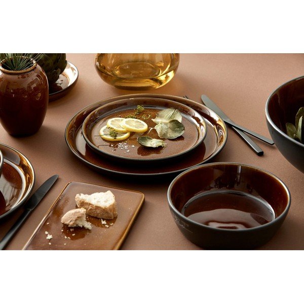 Černá/jantarová ramen miska z kameniny Gastro Black/Amber – Bitz-image-1