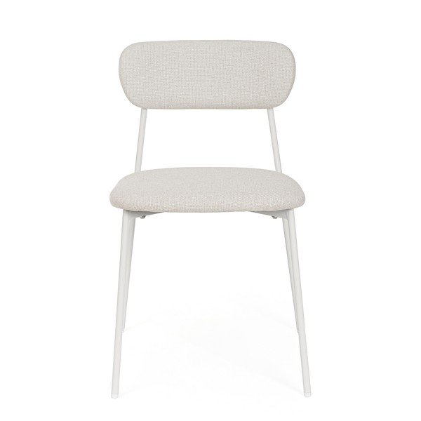 Bílá čalouněná jídelní židle Inka – Yes Everyday-image-2