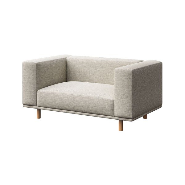 Světle šedé relaxační křeslo Kukumo – Ame Yens