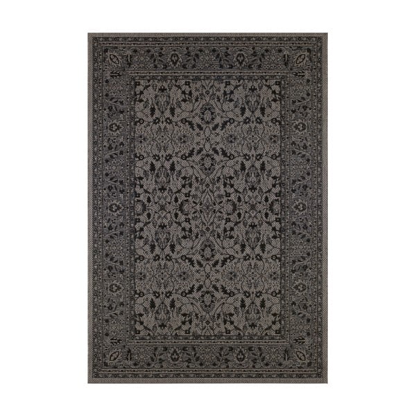 Černo-fialový venkovní koberec NORTHRUGS Konya, 200 x 290 cm