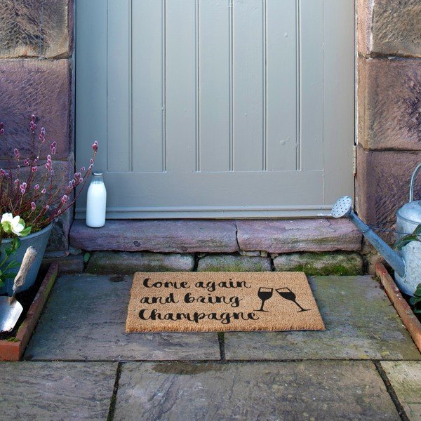 Rohožka z kokosového vlákna 40x60 cm Bring Champagne – Artsy Doormats-image-4