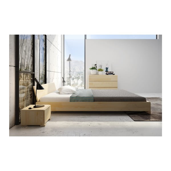 Dvoulůžková postel z borovicového dřeva SKANDICA Vestre, 200 x 200 cm-image-4