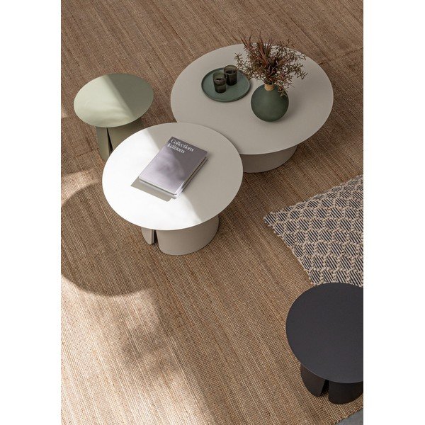 Hliníkový kulatý zahradní stolek ø 45 cm Bryan – Bizzotto-image-1