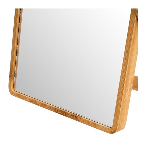 Kosmetické zrcadlo s bambusovým rámem 20x27 cm – Casa Selección-image-2