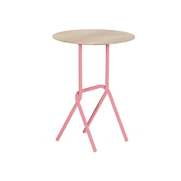 Odkládací stolek s růžovými detaily HARTÔ Désiré