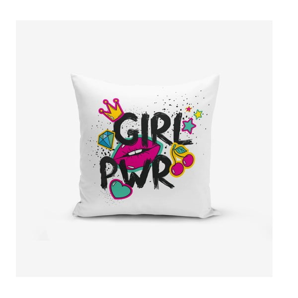 Dětský povlak na polštář 43x43 cm Girl Power – Mila Home