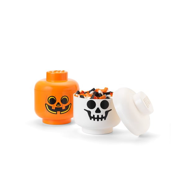 Oranžový úložný box LEGO® Pumpkin Head L-image-4