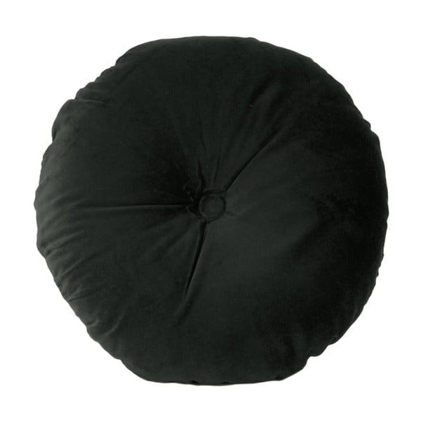 Černý bavlněný polštář PT LIVING, ⌀ 45 cm