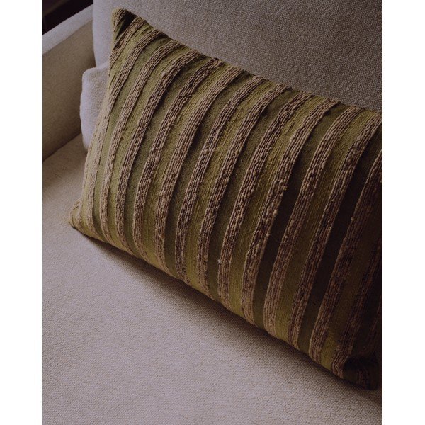 Bavlněný/hedvábný povlak na polštář 40x60 cm Dorevi – Kave Home-image-2