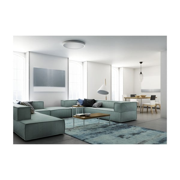 Velký béžový konferenční stůl z mramoru s bílým podnožím Absynth Noi Spain-image-1