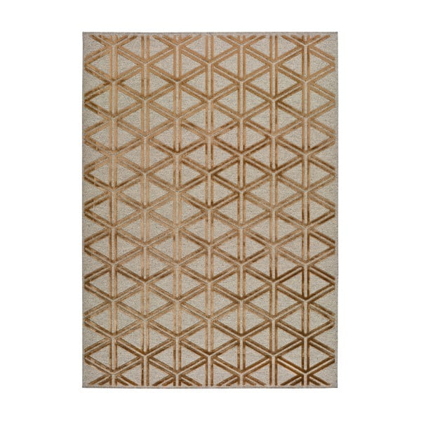 Šedo-oranžový koberec Universal Lana Triangle, 120 x 170 cm