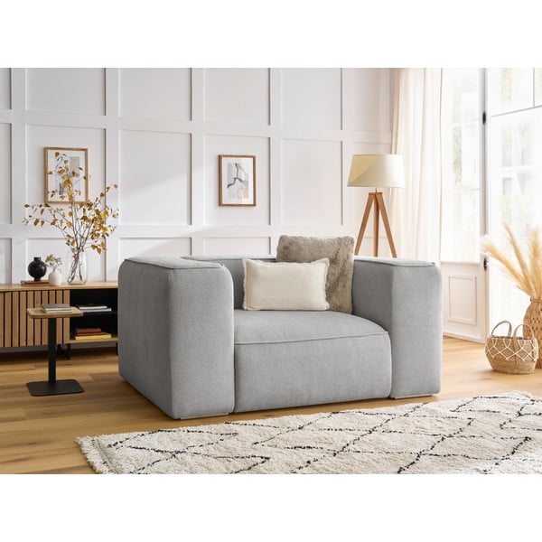 Světle šedé křeslo Zephyr – Bobochic Paris-image-1