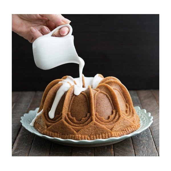 Forma na bábovku ve stříbrné barvě Nordic Ware Cathedral, 2,1 l-image-2