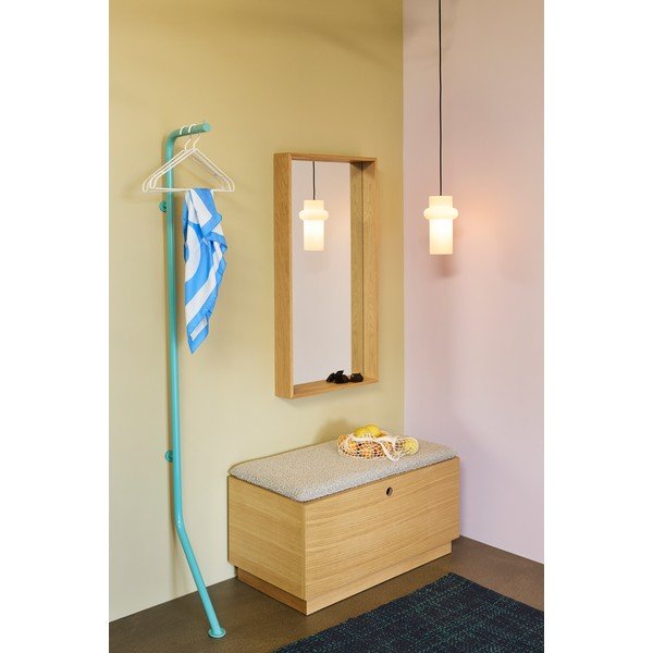 Modrý kovový věšák 36x182 cm Bend – Hübsch-image-1