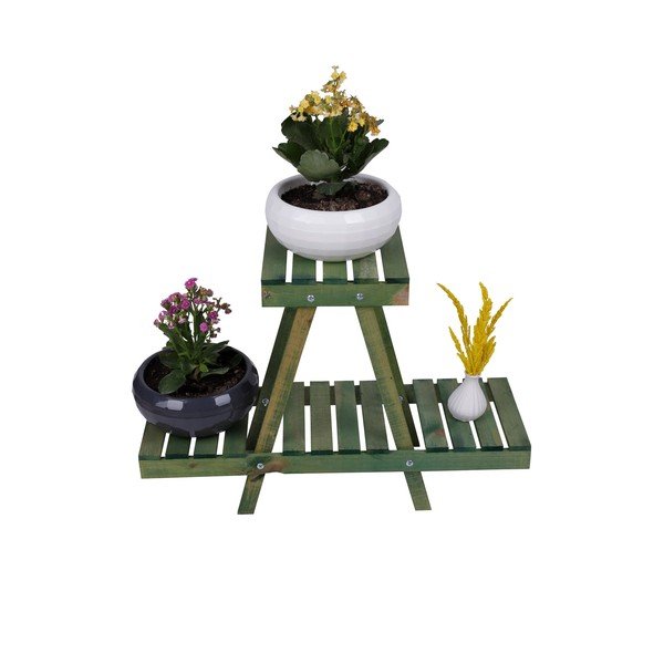 Dřevěný stojan na květiny (výška 50 cm) Jardiniere – Mioli Decor