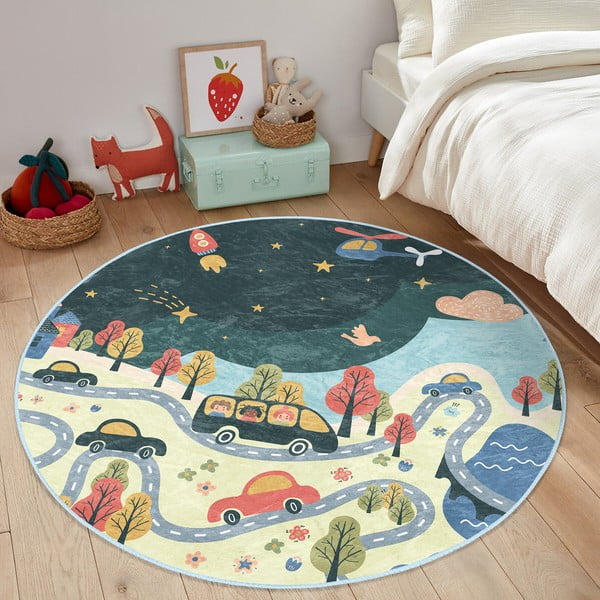 Dětský koberec ø 120 cm Comfort – Mila Home-image-4