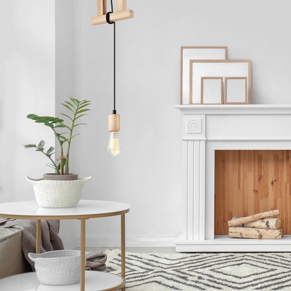 Závěsné svítidlo v přírodní barvě Leon – LAMKUR-image-2