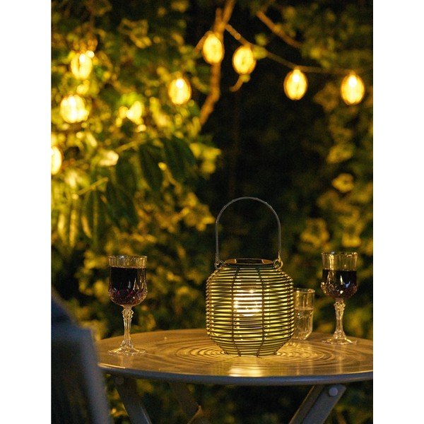 LED stolní /přenosné solární venkovní svítidlo ø 15 cm Crewe – House Nordic-image-1