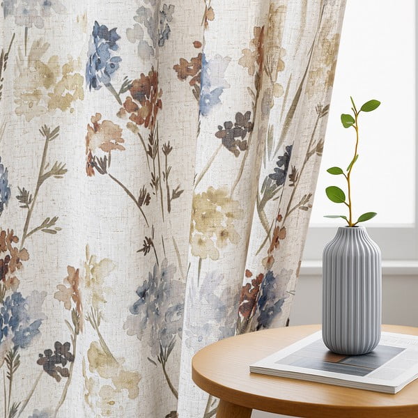 Krémový závěs 135x250 cm Flosi – Restilo-image-1