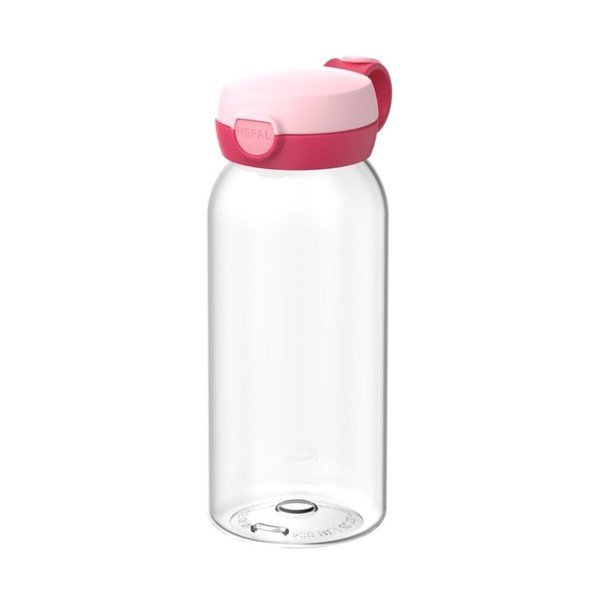 Růžová plastová dětská lahev 600 ml Campus – Mepal