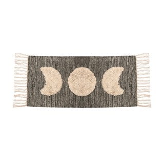 Růžovo šedý koberec s příměsí bavlny Sass & Belle Moon Phases, 80 x 45 cm