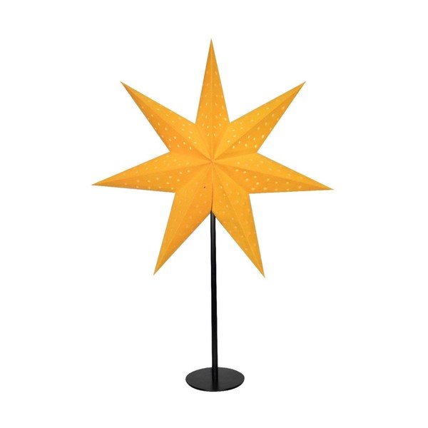 Černo-oranžová vánoční světelná dekorace Clara – Markslöjd