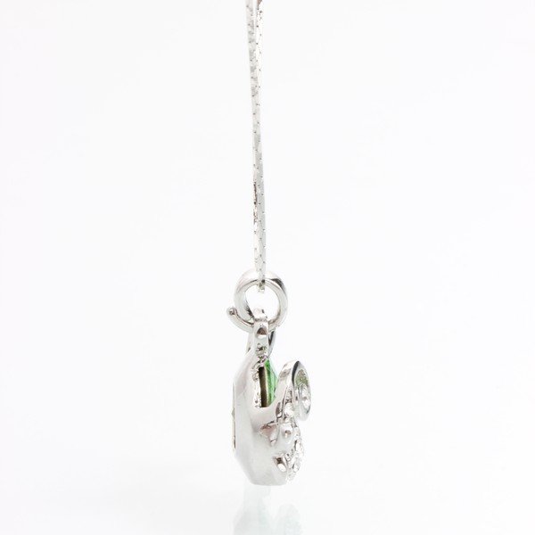 Náhrdelník se Swarovski Elements, zelená rybka-image-1