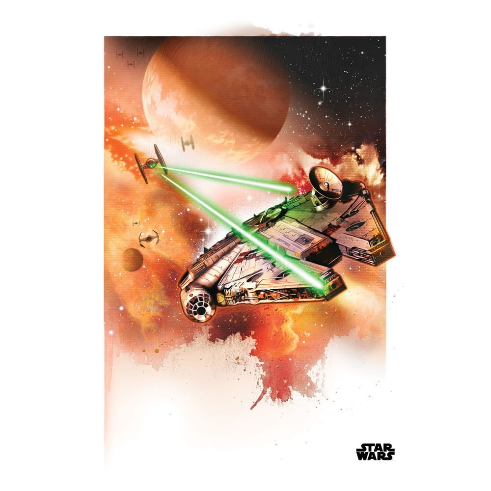 Nástěnná cedule Star Wars - The Millennium Falcon